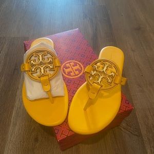 Tory Burch Miller Metal Logo Sandal